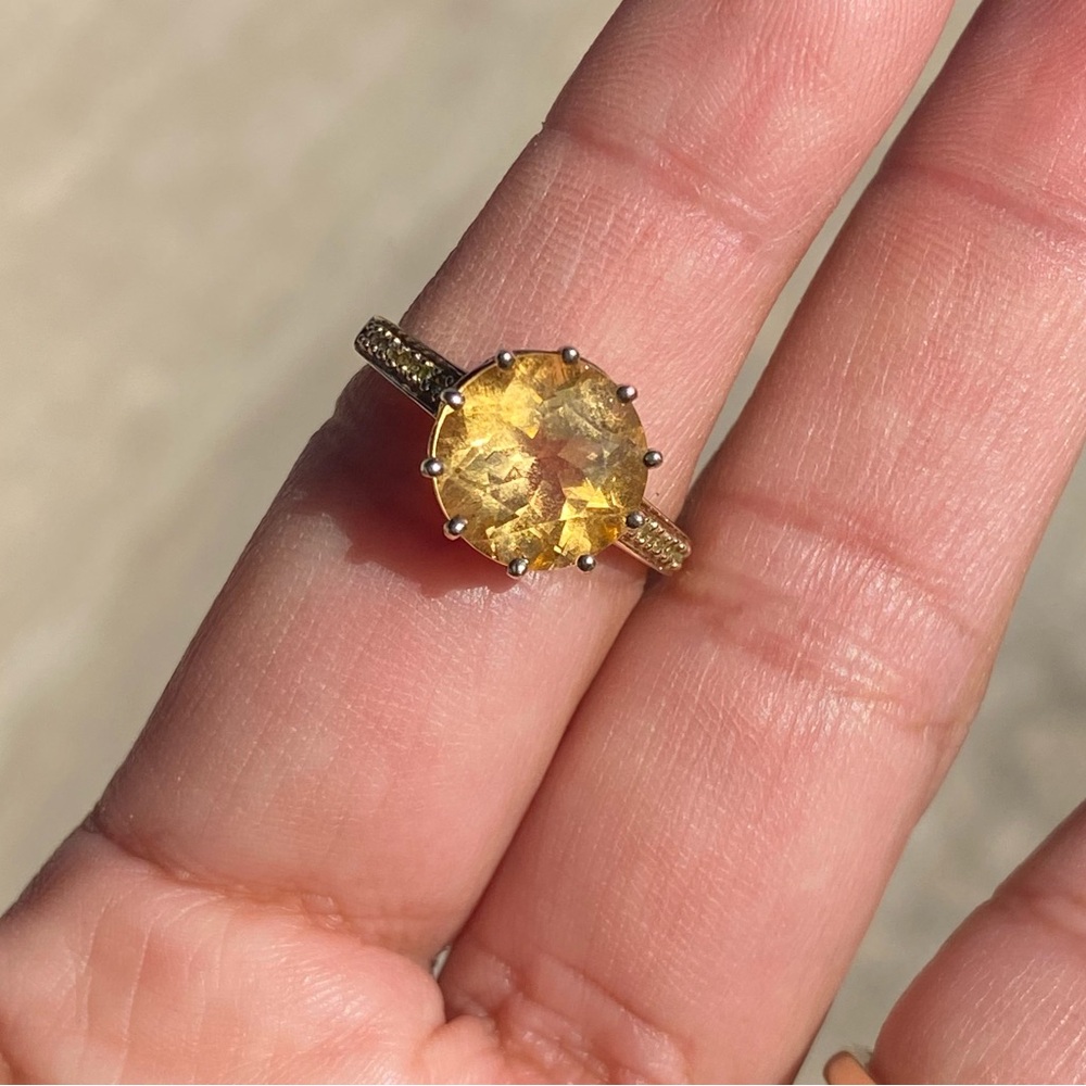 10K Yellow Gold Citrine Ring